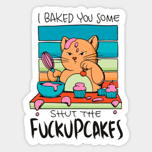 Cupcake Cat Sticker